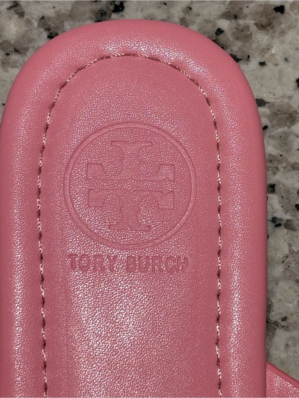 Tory Burch Pink Leather Thong Sandals